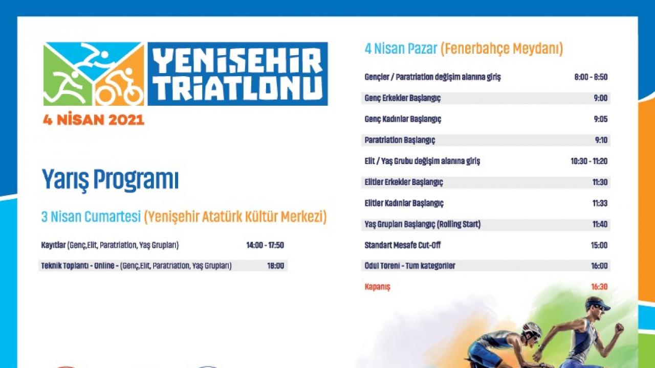2. Yenişehir Triatlonu'nun yarış programı ve parkurları belli oldu