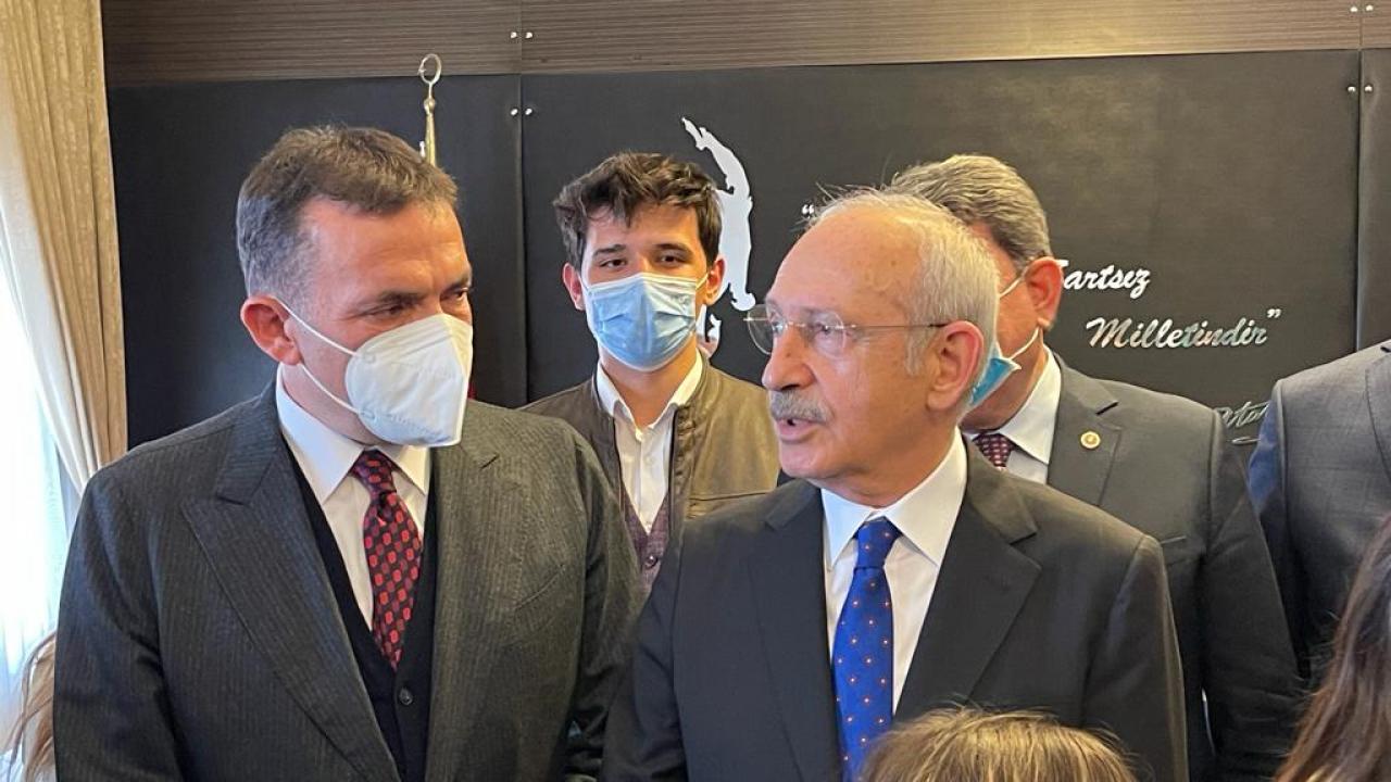 Başkan Özyiğit ve muhtarlar Kemal Kılıçdaroğlu ile buluştu