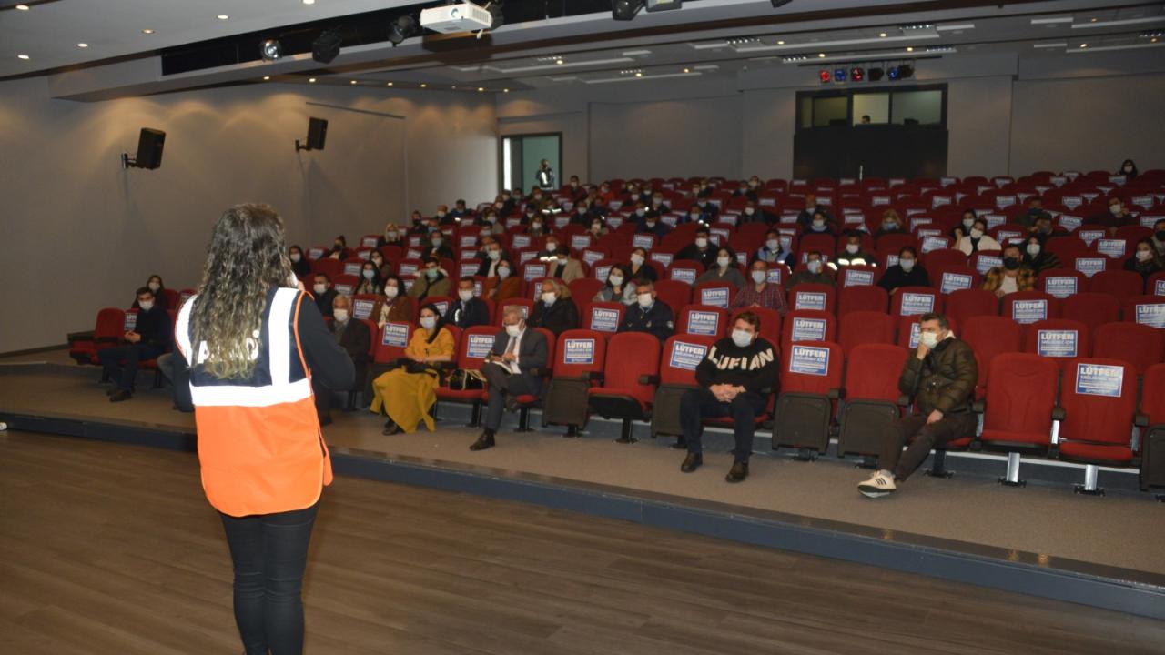 Yenişehir Belediyesi personeline afet farkındalık eğitimi 