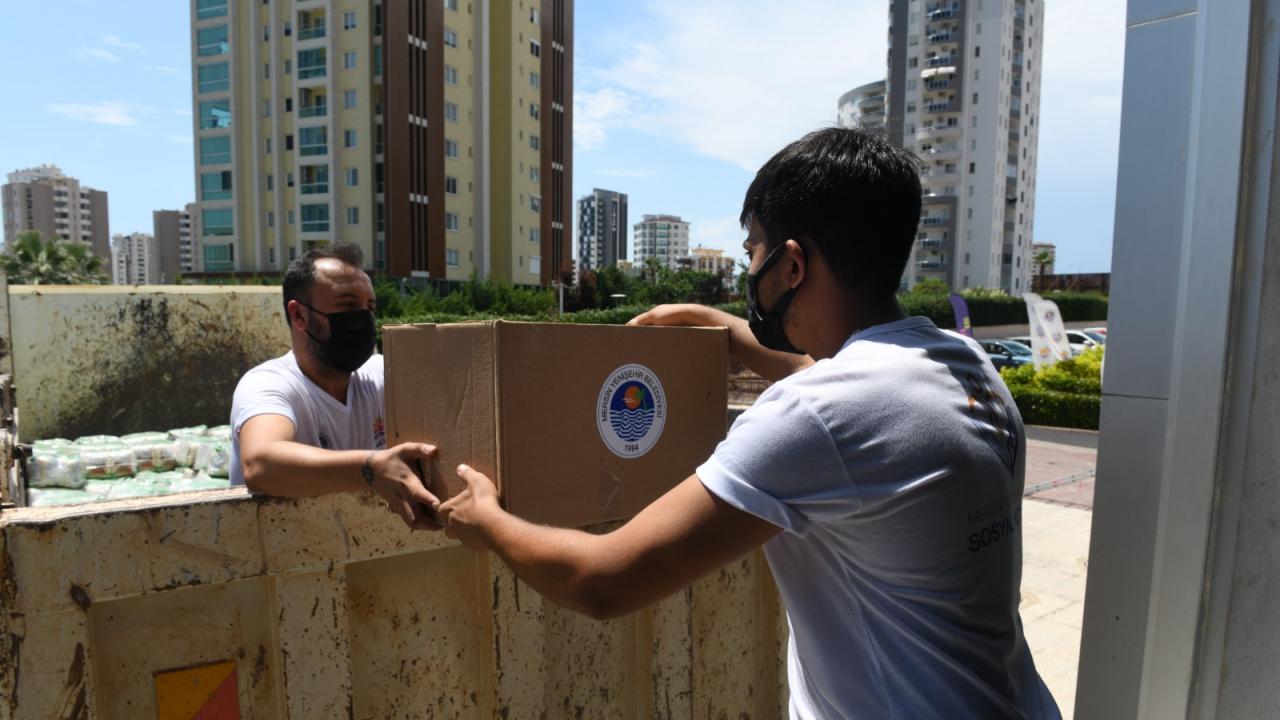 Yenişehir  Belediyesinden Sinop'a  yardım eli