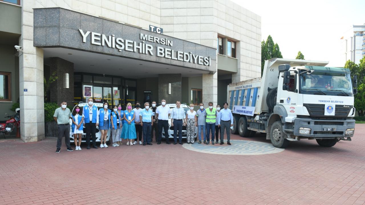 Yenişehir  Belediyesinden Sinop'a yardım eli