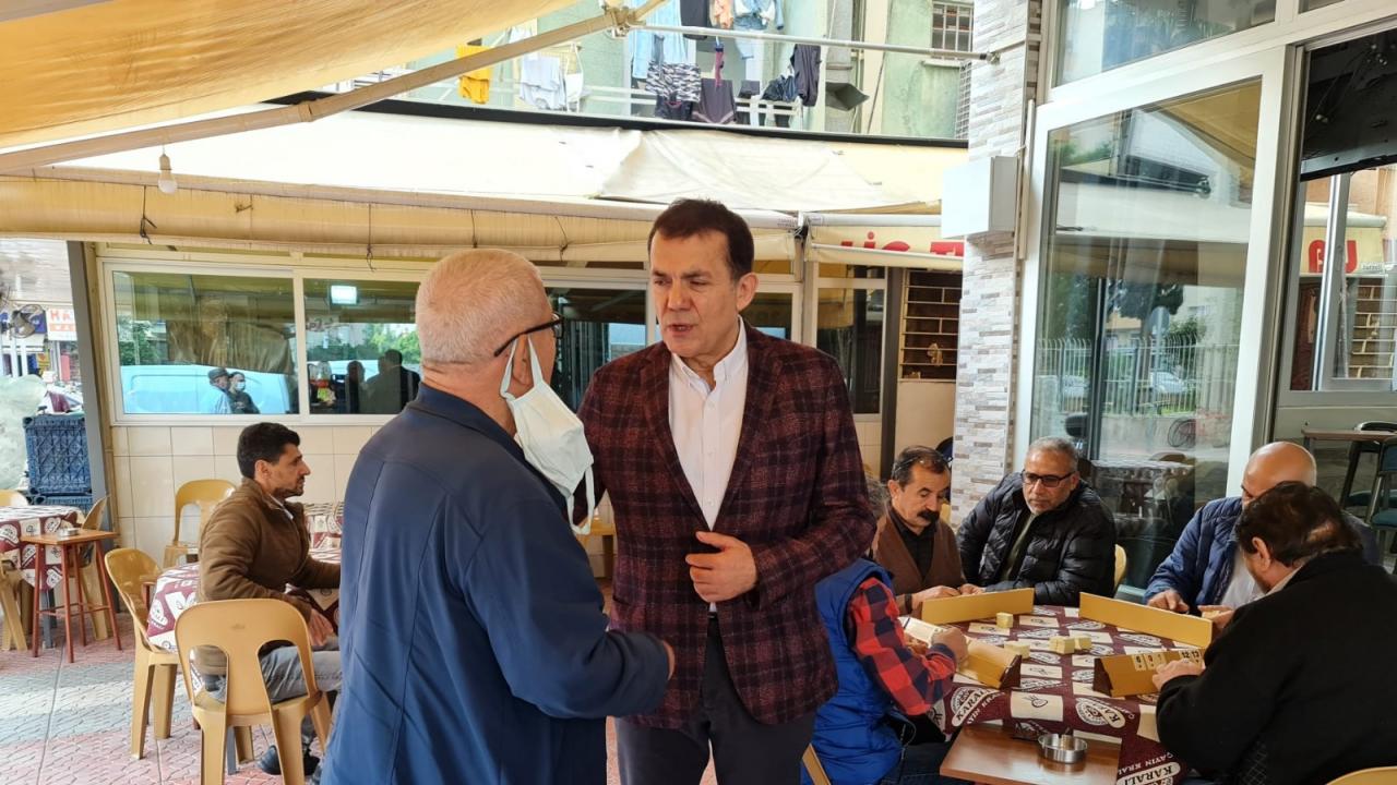Başkan Özyiğit, Bahçelievler Mahallesi esnafını ziyaret etti