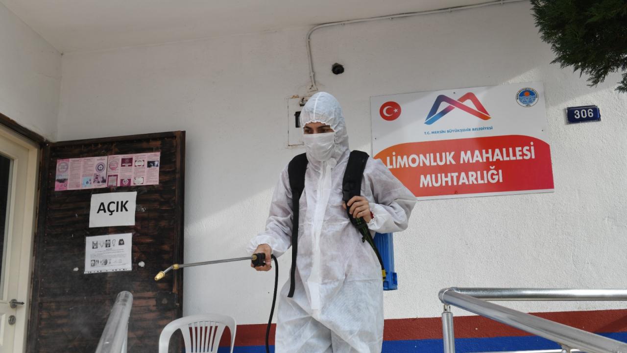 Yenişehir Belediyesi virüsle mücadeleye devam ediyor