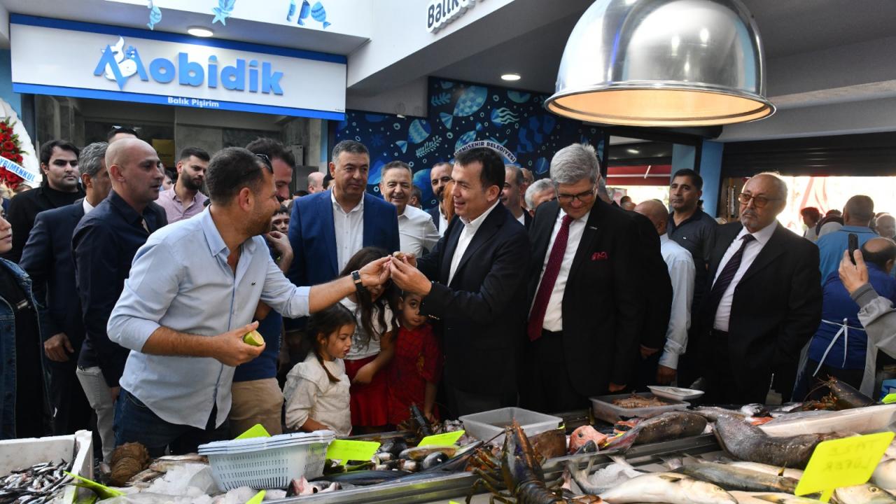 Yenişehir Belediyesi Göçmen Balık Pazarı açıldı 