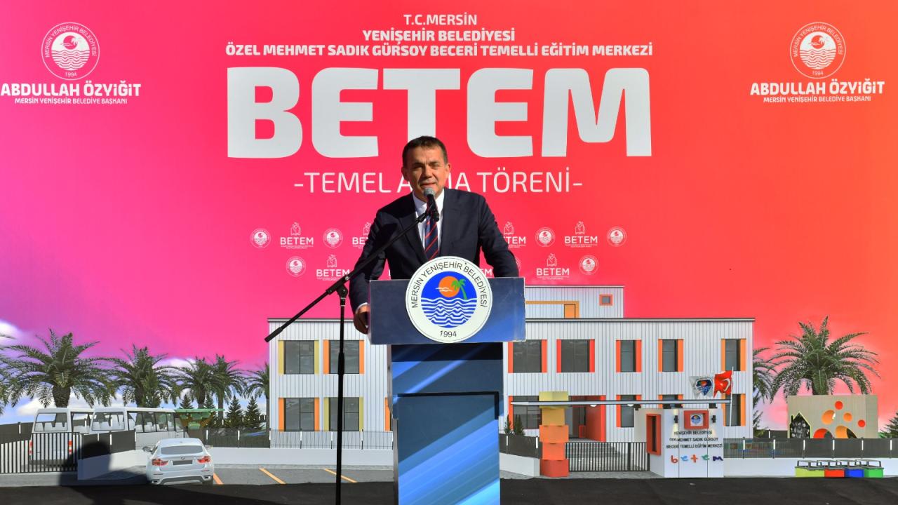 Yenişehir Belediyesi ikinci BETEM’in temelini attı