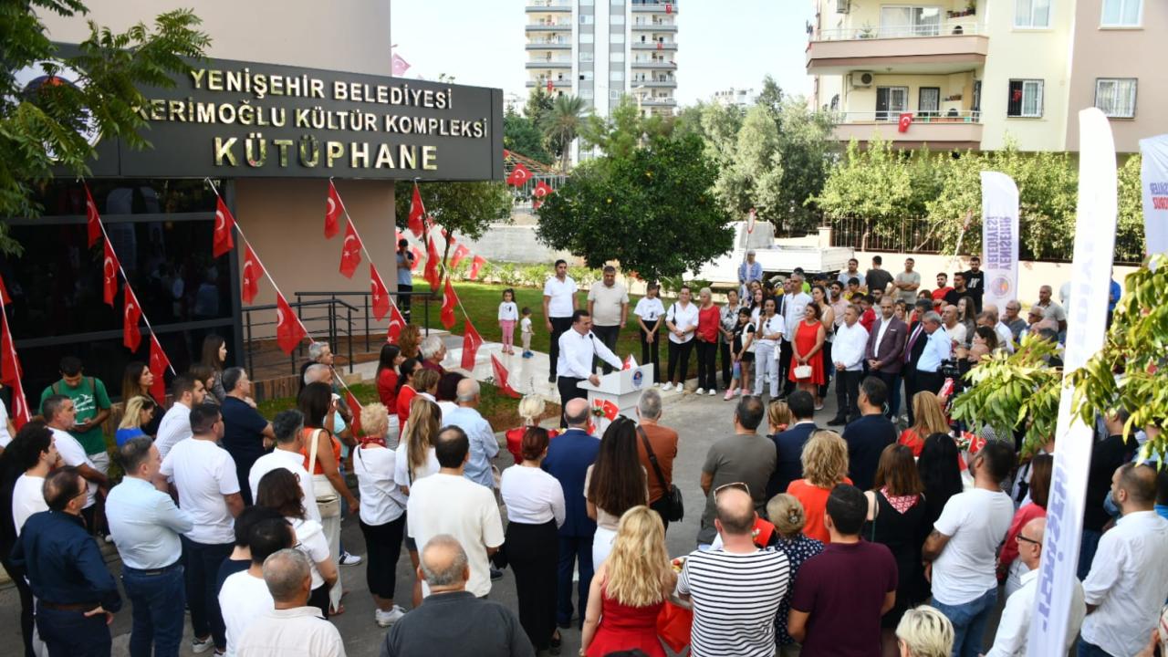 Yenişehir Belediyesi Nuri Ulusu Kütüphanesi hizmete açıldı