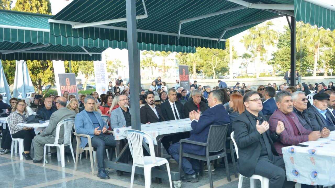Yenişehir Belediyesi 6 Şubat’ta yaşamını yitirenler için anma programı düzenledi