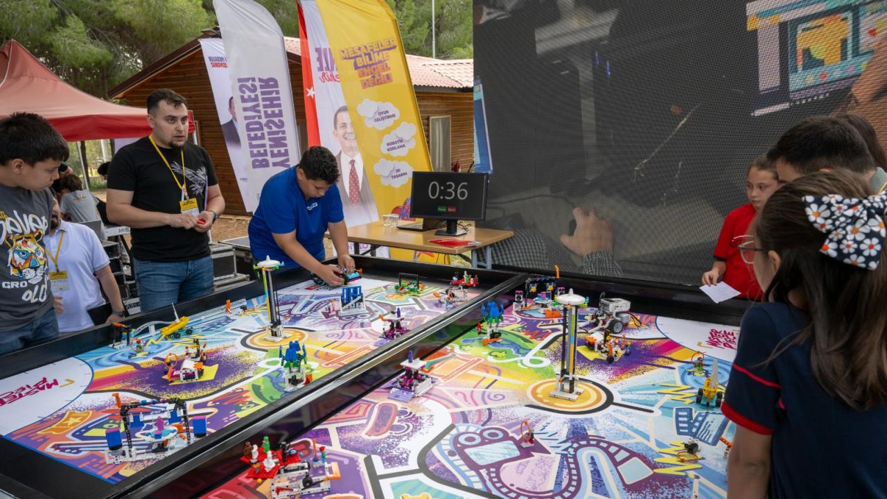 Yenişehir Belediyesi “2. Mersin Robot Kampı”nda Masterpiece yarışlarını organize etti