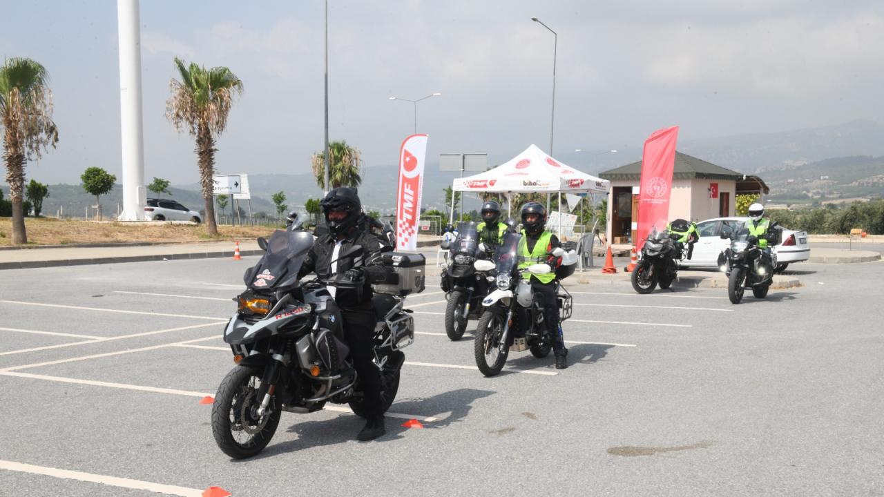 İleri sürüş motosiklet eğitimleri Yenişehir Belediyesinin destekleriyle veriliyor