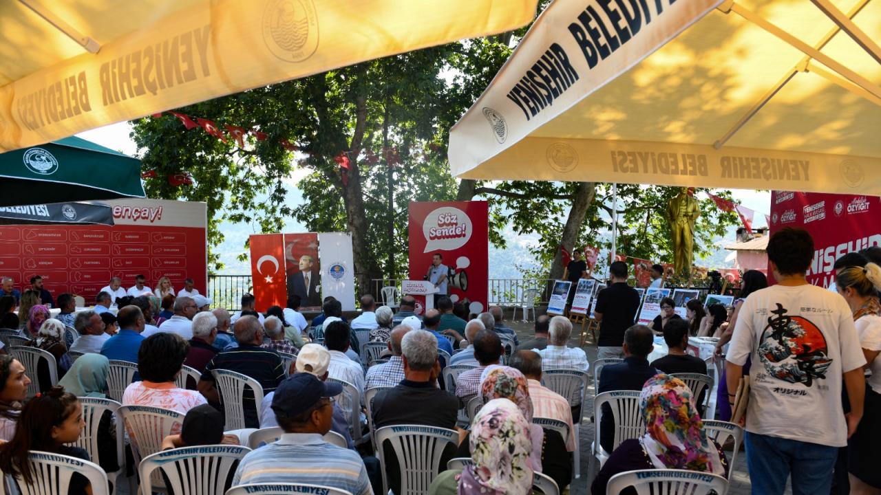 Yenişehir Belediyesinin mahalle toplantıları başladı