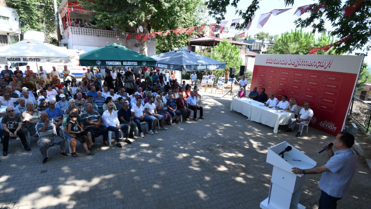 Yenişehir Belediyesinin mahalle toplantıları başladı