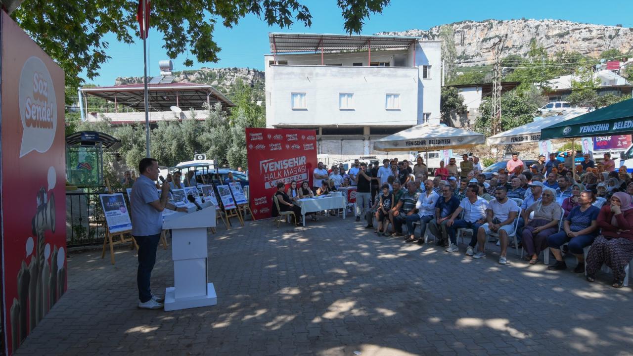 Yenişehir Belediyesinin mahalle toplantıları başladı