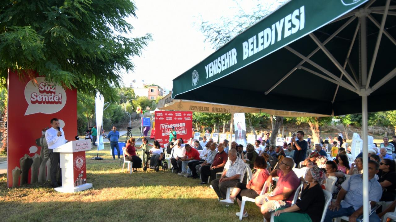 Yenişehir Belediyesinin mahalle toplantıları başladı