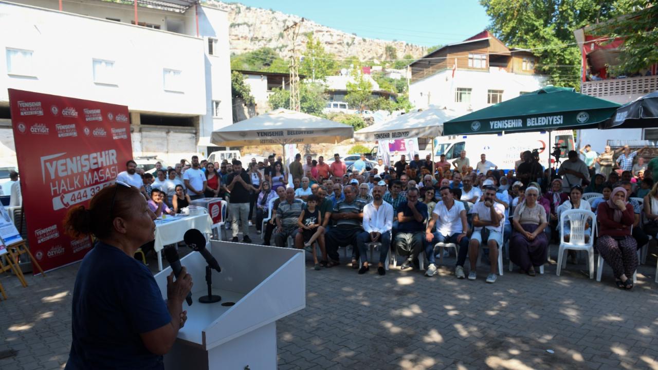 Yenişehir Belediyesinin mahalle toplantıları başladı