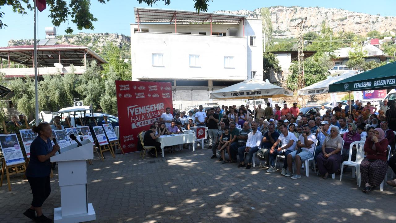 Yenişehir Belediyesinin mahalle toplantıları başladı