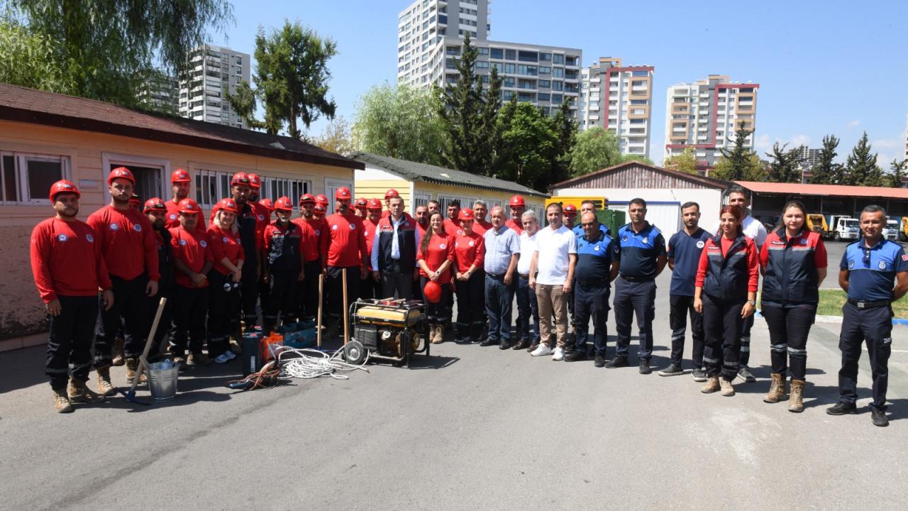 Yenişehir Belediyesi deprem tatbikatına katıldı