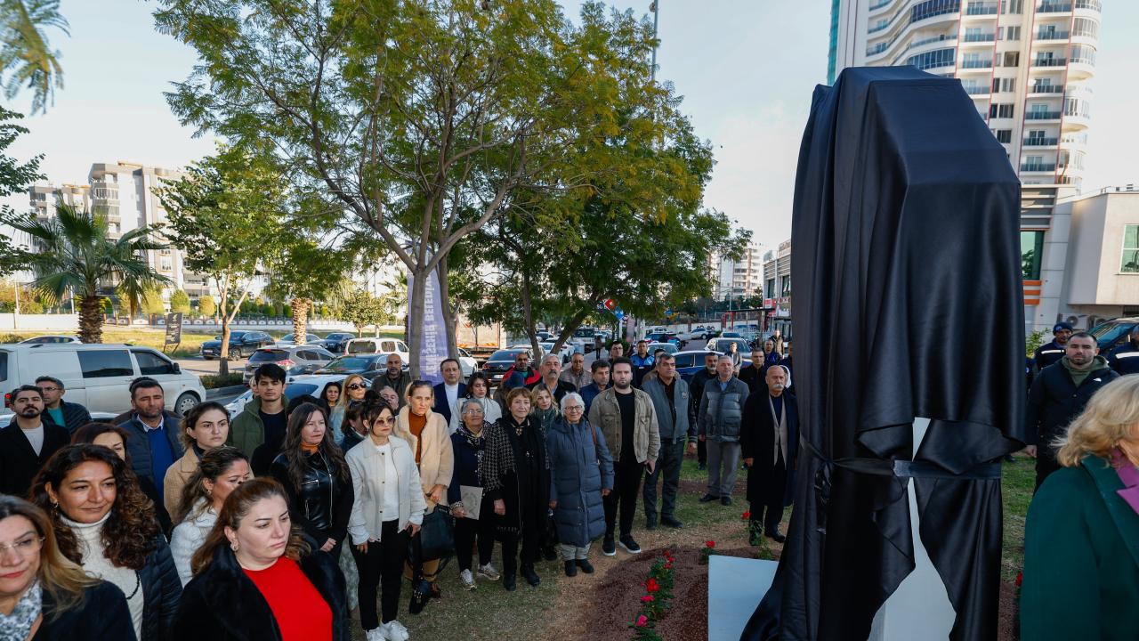 Mersin Yenişehir’de depremde kaybolan çocuklar anısına anıt yapıldı