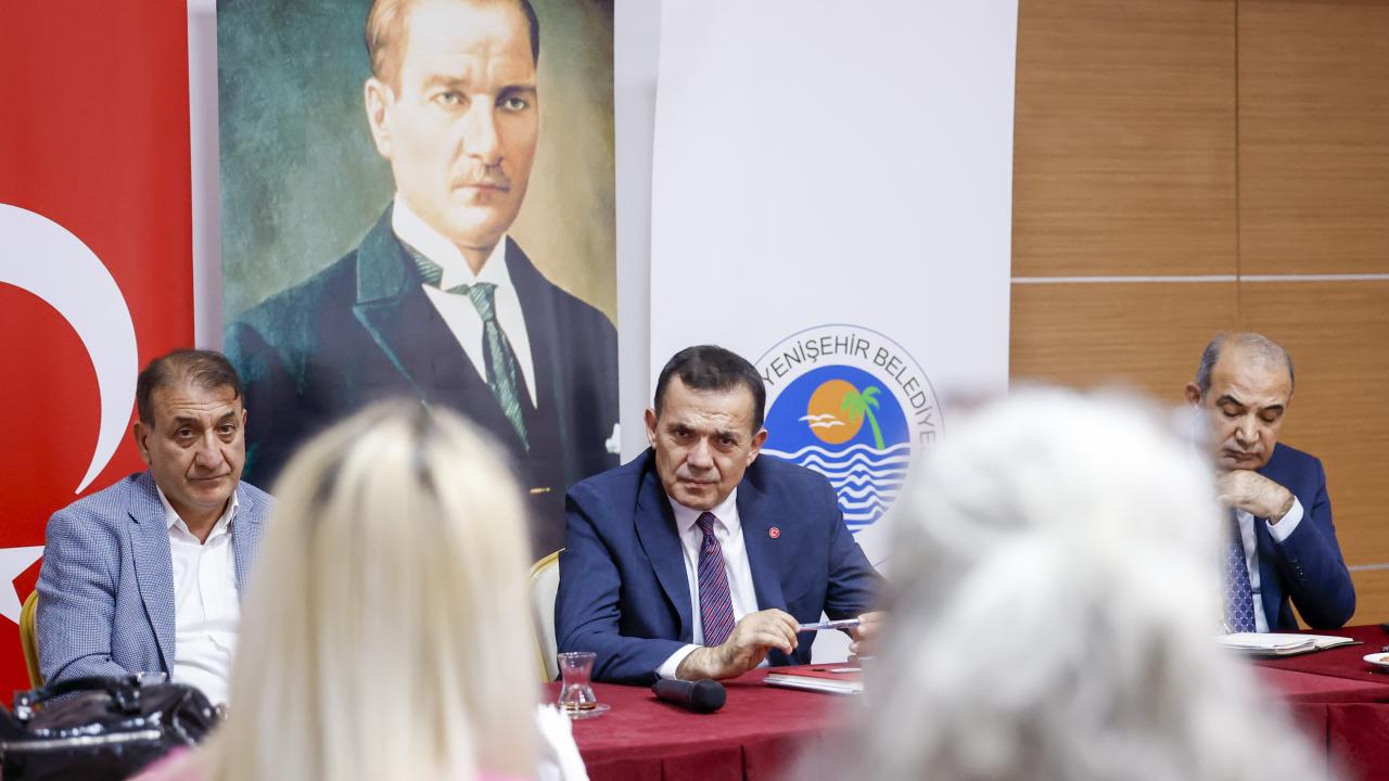 Başkan Özyiğit, mahalle muhtarıyla bir araya geldi