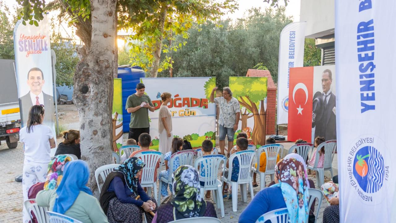 Yenişehir Belediyesi mahallelerde çocuklar için renkli etkinlikler düzenliyor