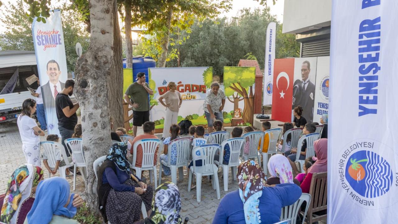Yenişehir Belediyesi mahallelerde çocuklar için renkli etkinlikler düzenliyor