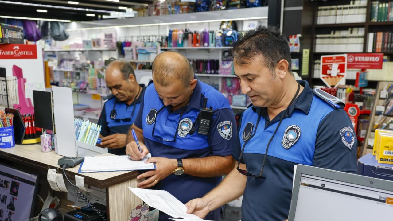 Yenişehir Belediyesinden kırtasiye denetimi