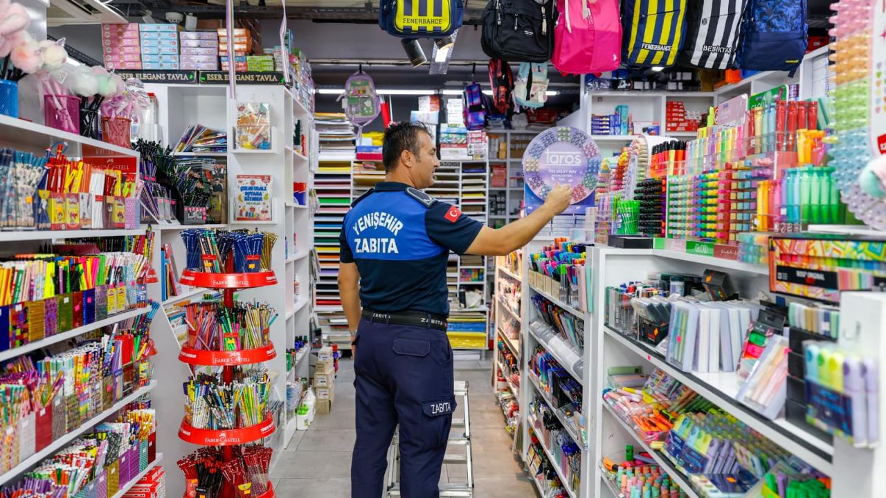 Yenişehir Belediyesinden kırtasiye denetimi