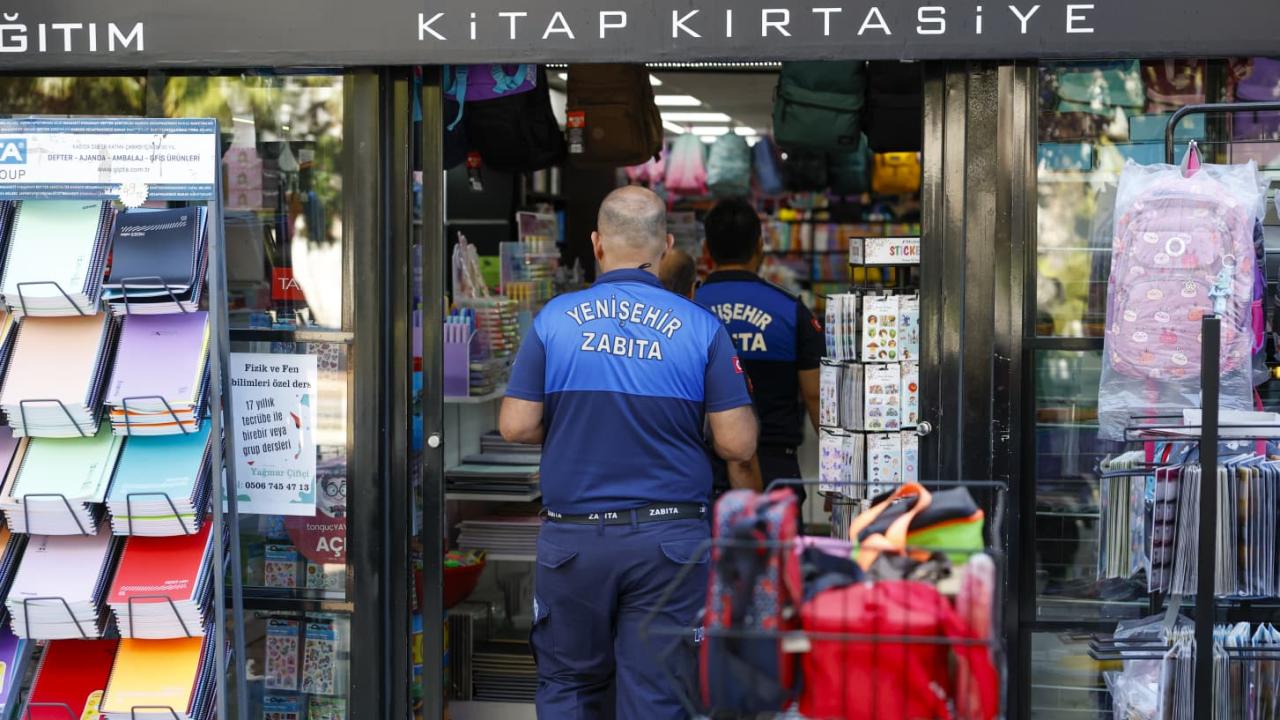 Yenişehir Belediyesinden kırtasiye denetimi
