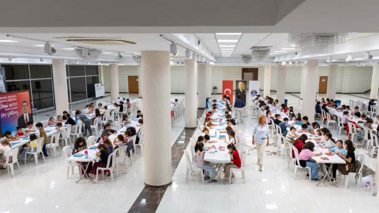 Yenişehir’de minik eller renklerle buluştu