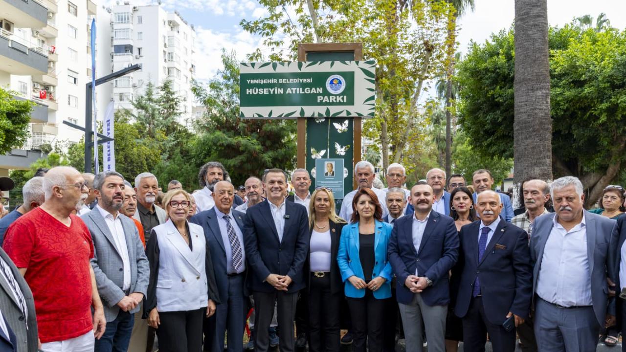 Hüseyin Atılgan’ın ismi Yenişehir’de parka verildi