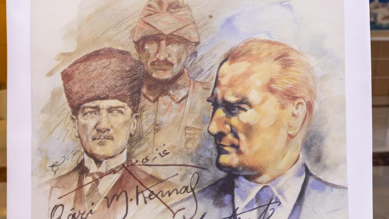 Yenişehir Belediyesinden “Etem Çalışkan ile Atatürk Yolculuğu” Sergisi