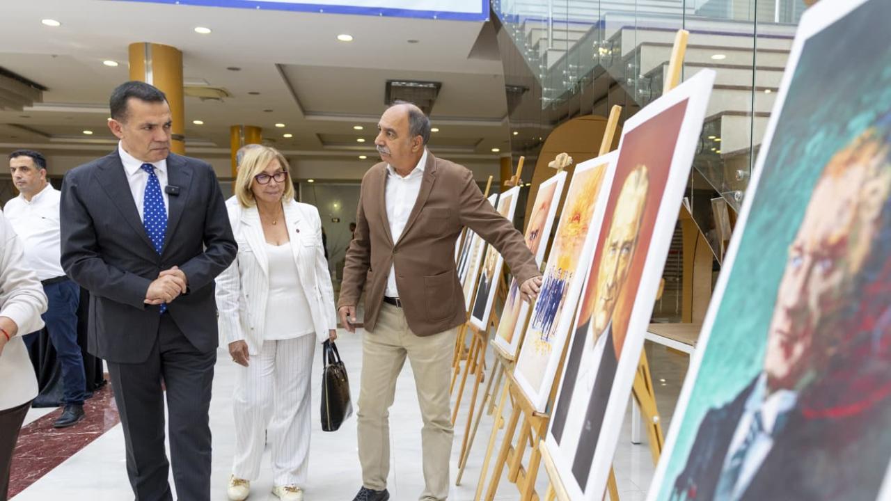 Yenişehir Belediyesinden “Etem Çalışkan ile Atatürk Yolculuğu” Sergisi