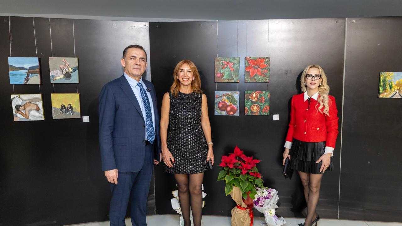 Mini Paint-4 Resim Sergisi, Yenişehir'de açıldı