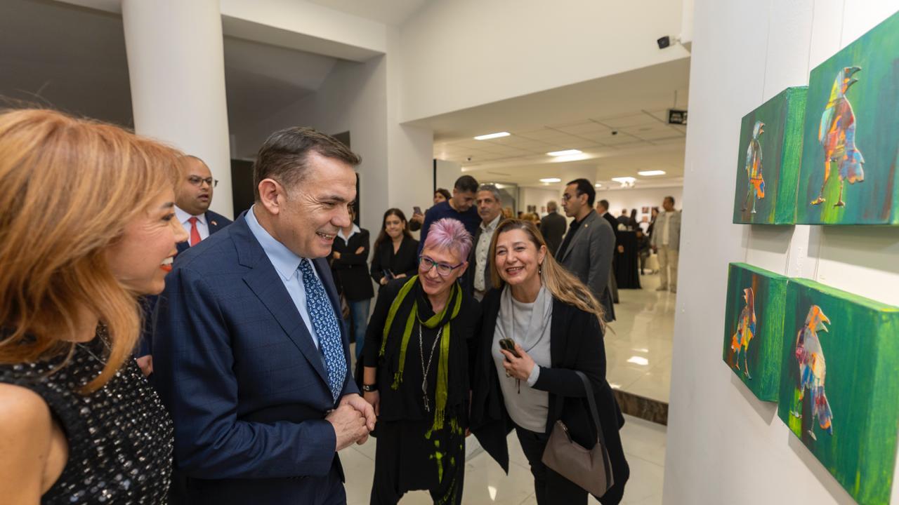 Mini Paint-4 Resim Sergisi, Yenişehir'de açıldı