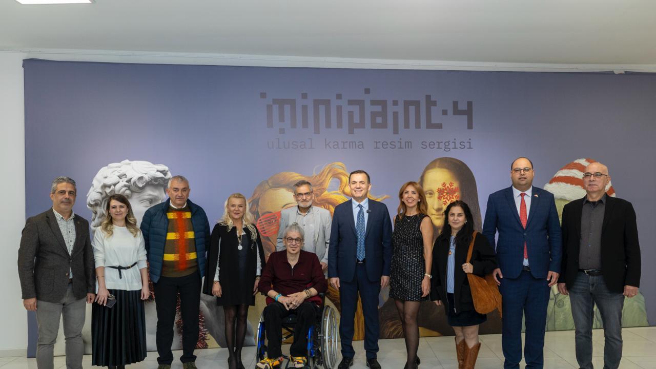 Mini Paint-4 Resim Sergisi, Yenişehir'de açıldı