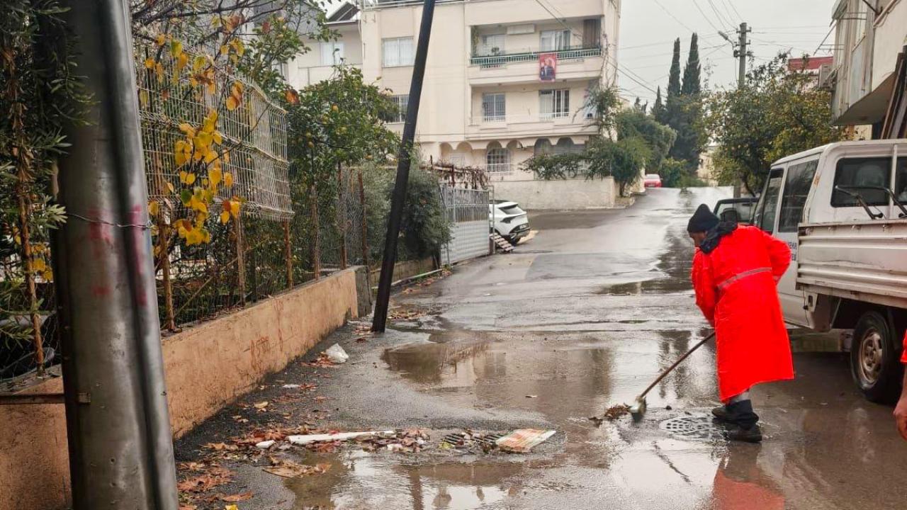Yenişehir Belediyesi Yağışa Karşı Sahada: Merkez ve Kırsalda Eş Zamanlı Müdahale