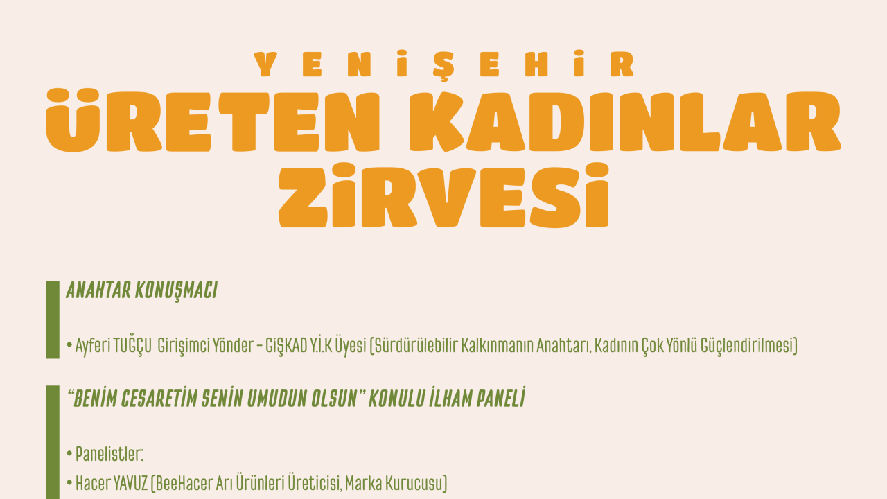 Yenişehir’de kadının gücü üretimle taçlanıyor