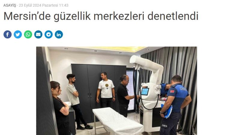 Yenişehir Belediyesi güzellik merkezlerini denetledi