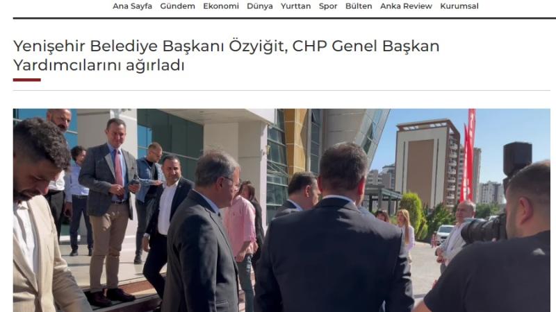 Başkan Abdullah Özyiğit, CHP Genel Başkan Yardımcılarını ağırladı