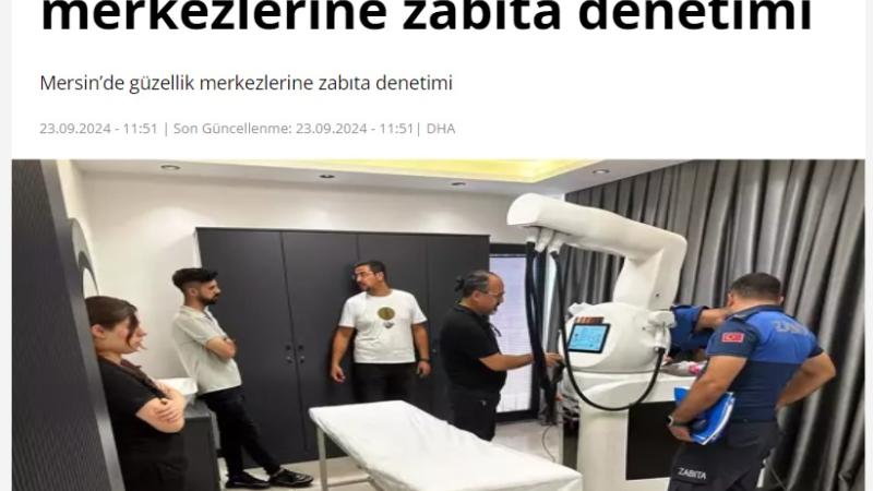 Yenişehir Belediyesi güzellik merkezlerini denetledi