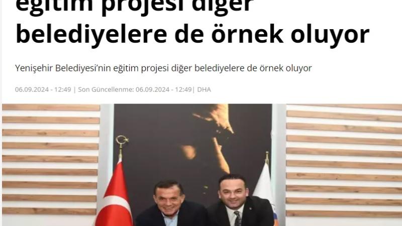 Yenişehir Belediyesinin eğitim projesi diğer belediyelere de örnek oluyor