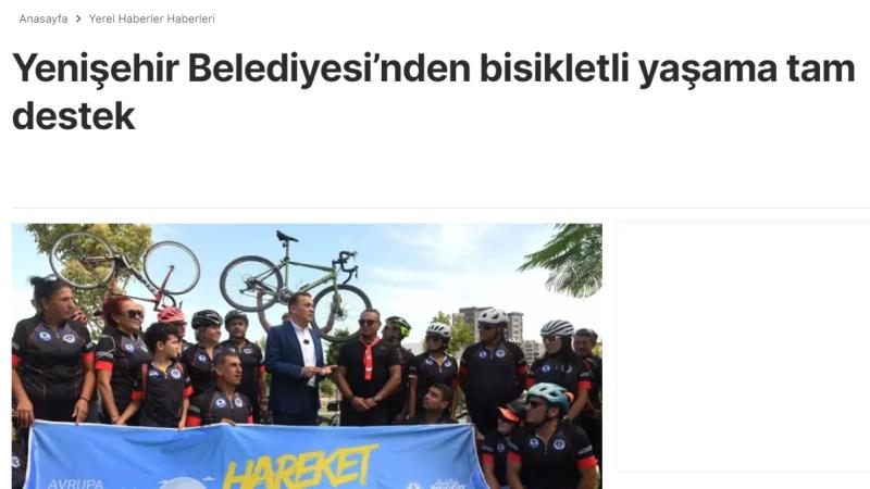 Yenişehir Belediyesinden bisikletli yaşama tam destek 