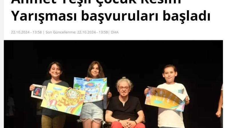 Yenişehir Belediyesi 22. Ahmet Yeşil Çocuk Resim Yarışması başvuruları başladı