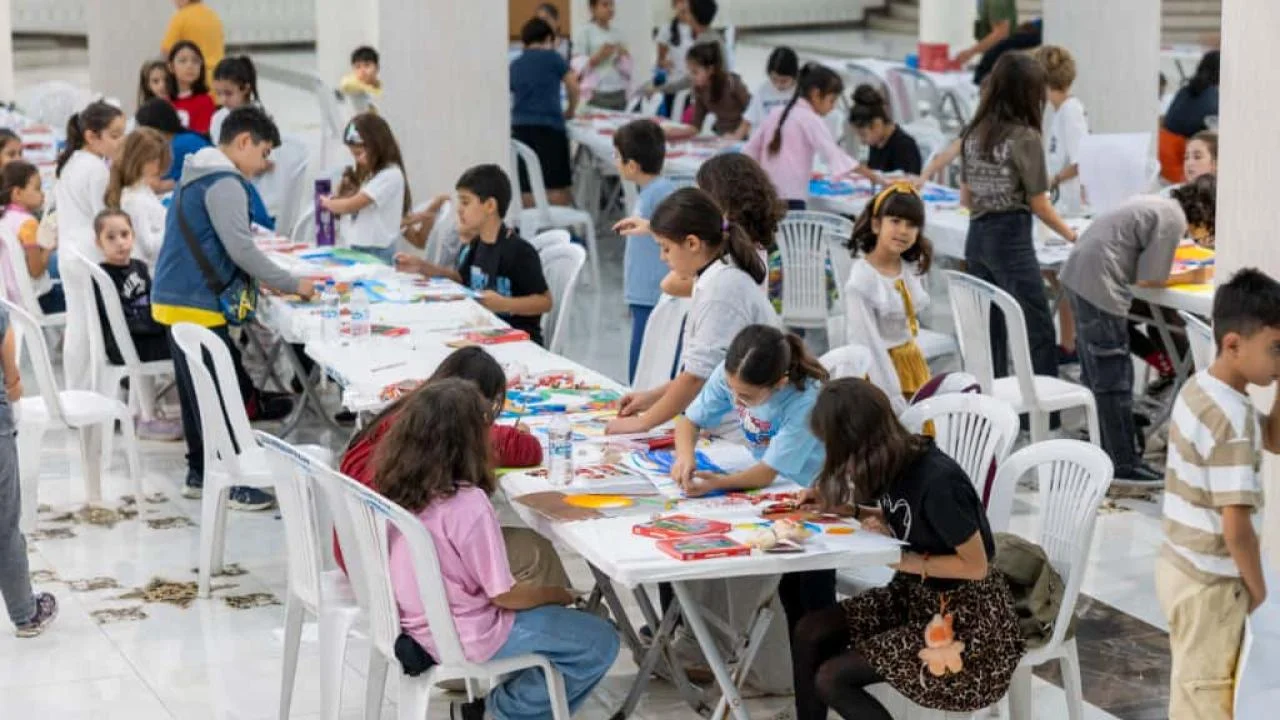 Yenişehir’de minik eller renklerle buluştu