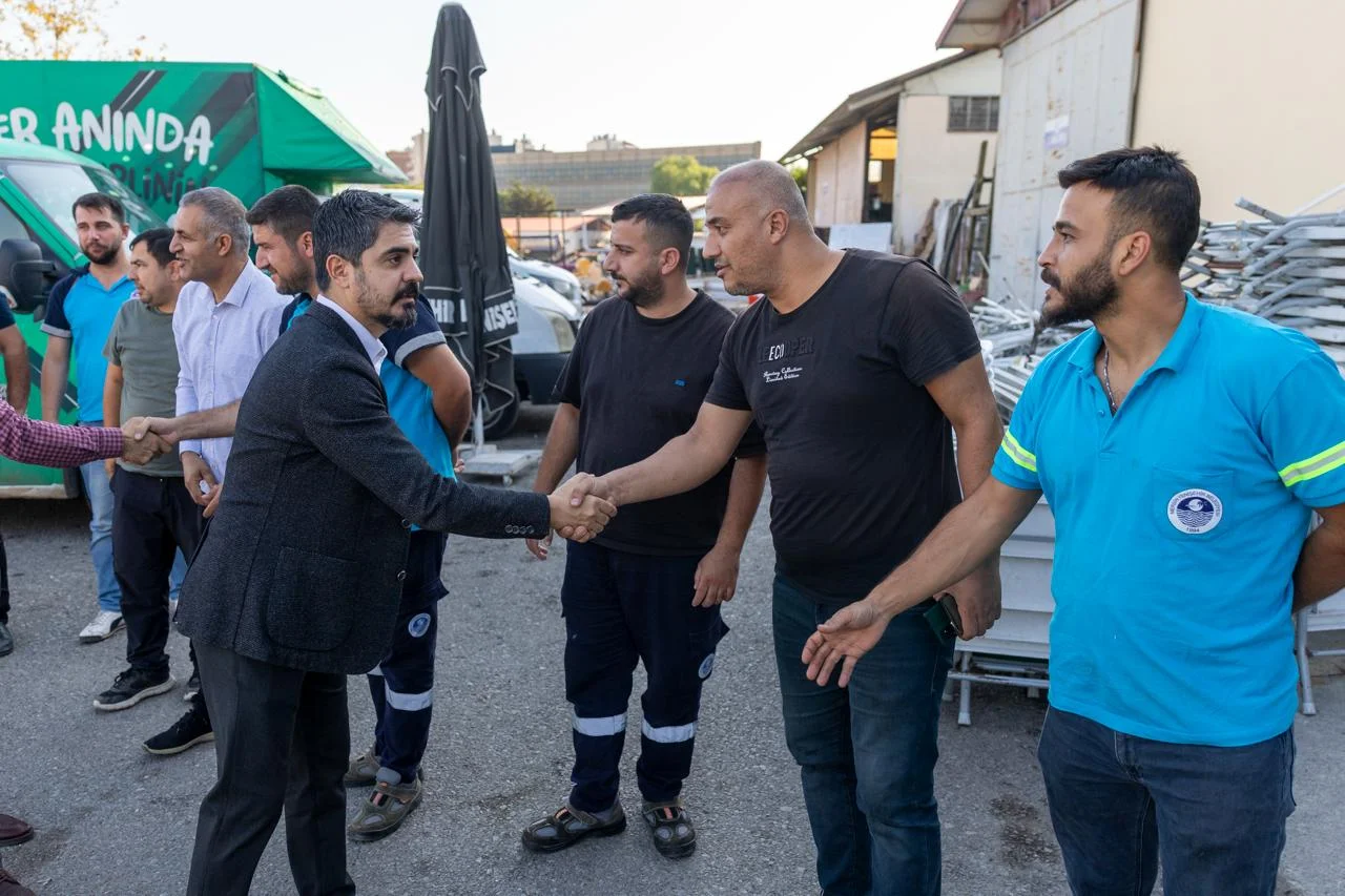 Başkanvekili Dutlu’dan belediye birimlerine ziyaret