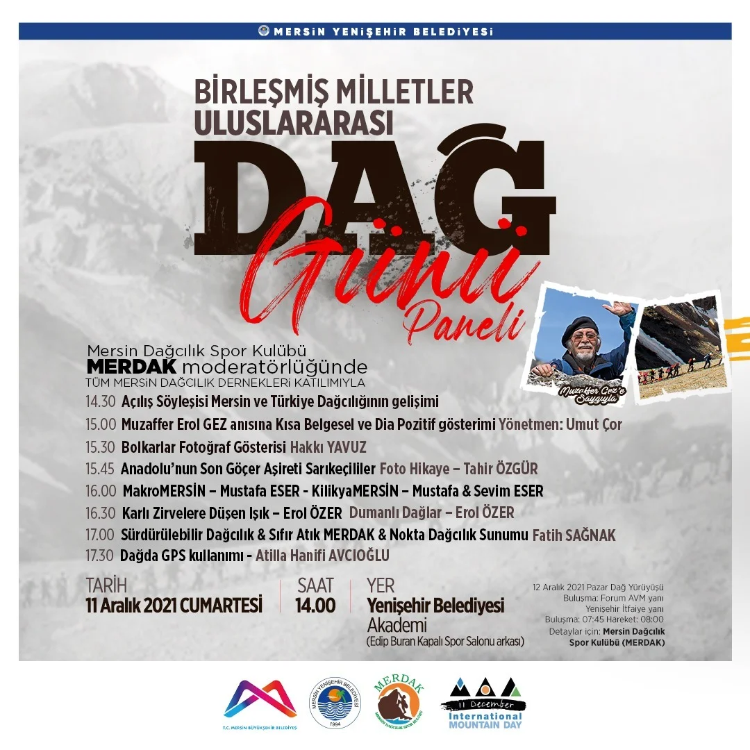 Birleşmiş Milletler Uluslararası Dağ Günü Panelimiz