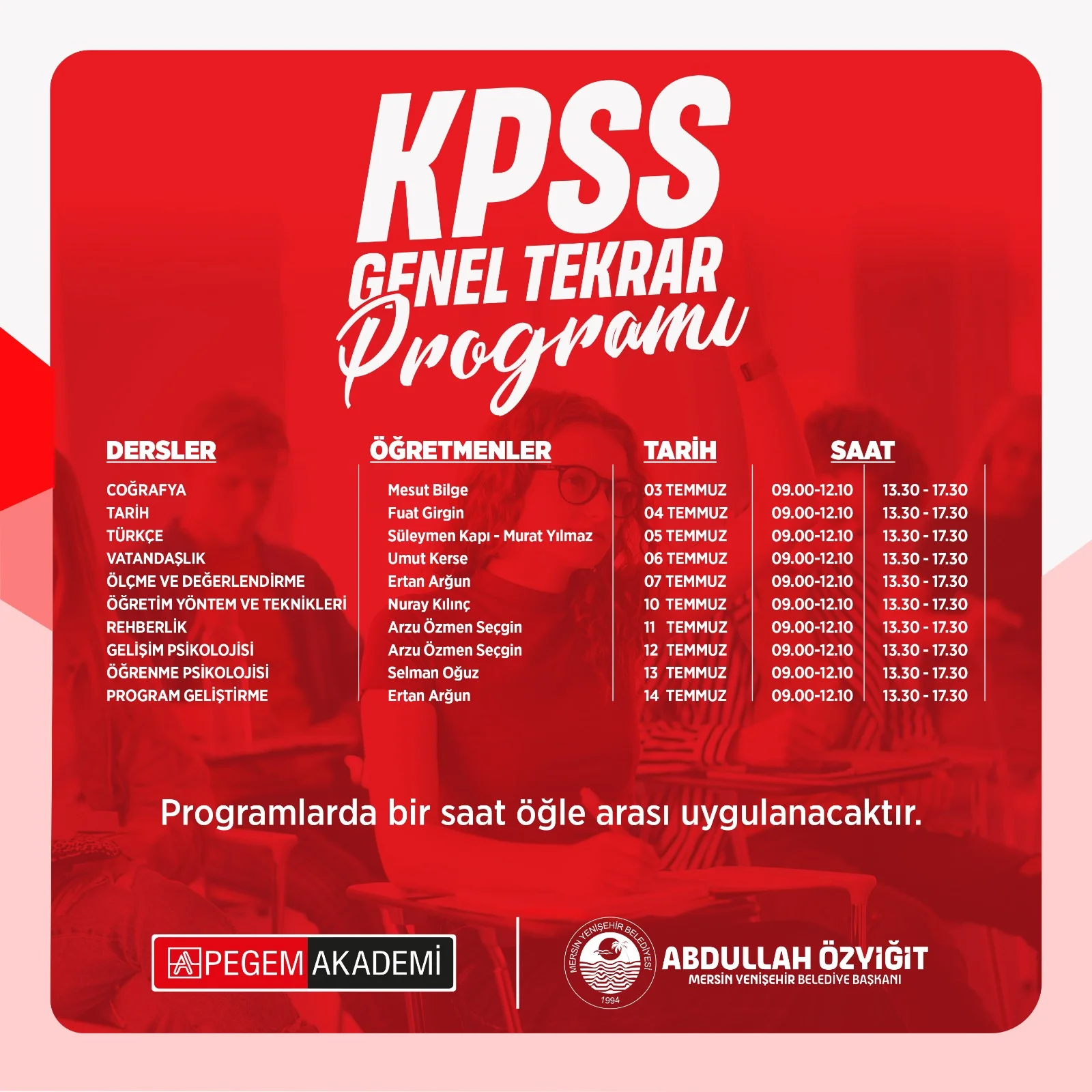 KPSS Genel Tekrar Programı