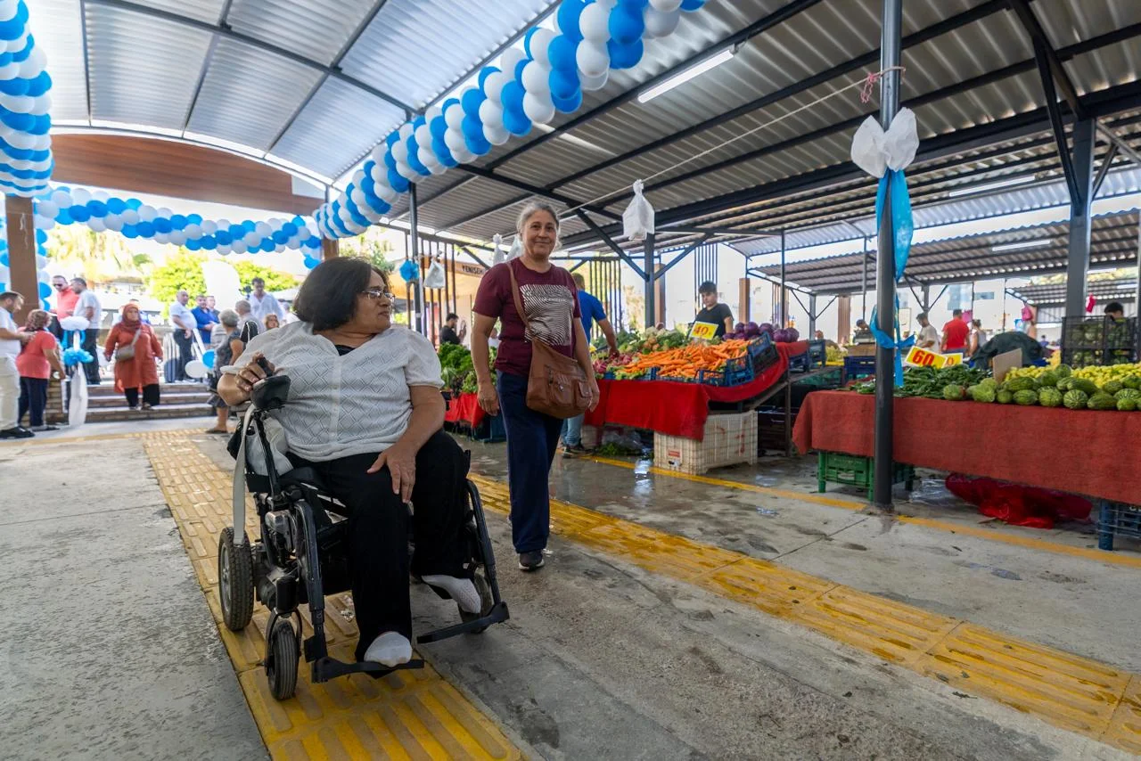 Türkiye’nin ilk engelsiz pazarı Yenişehir’de açıldı