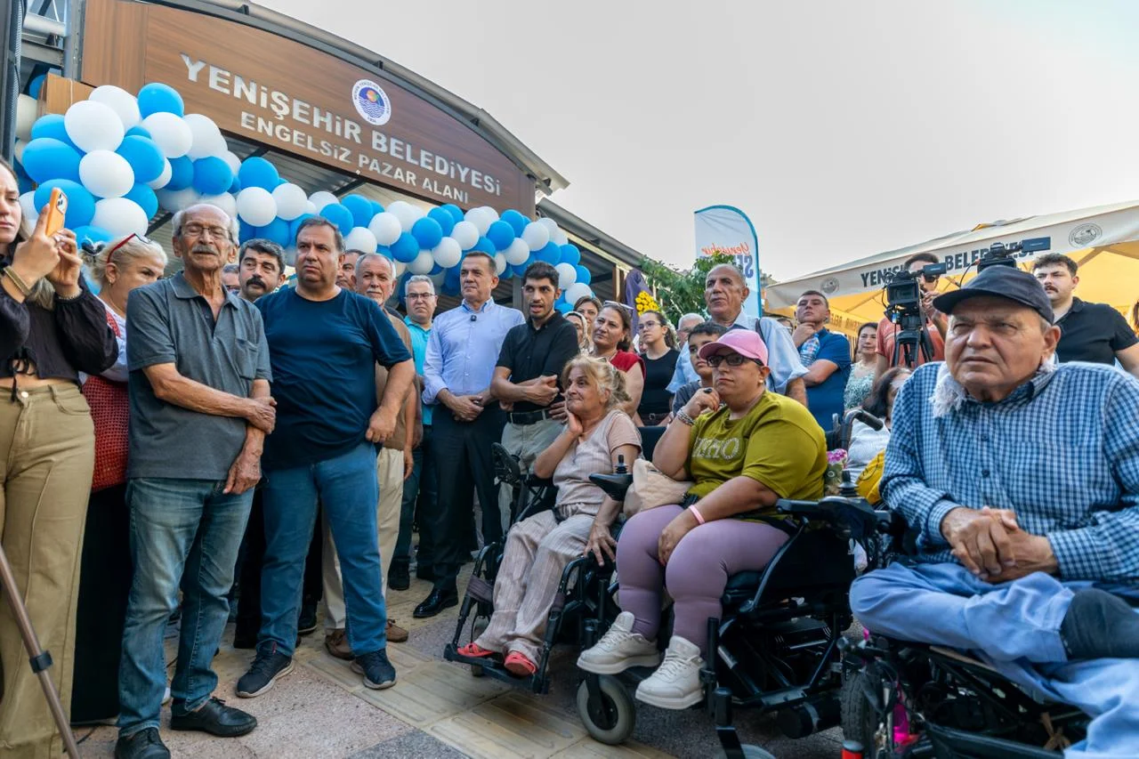 Türkiye’nin ilk engelsiz pazarı Yenişehir’de açıldı