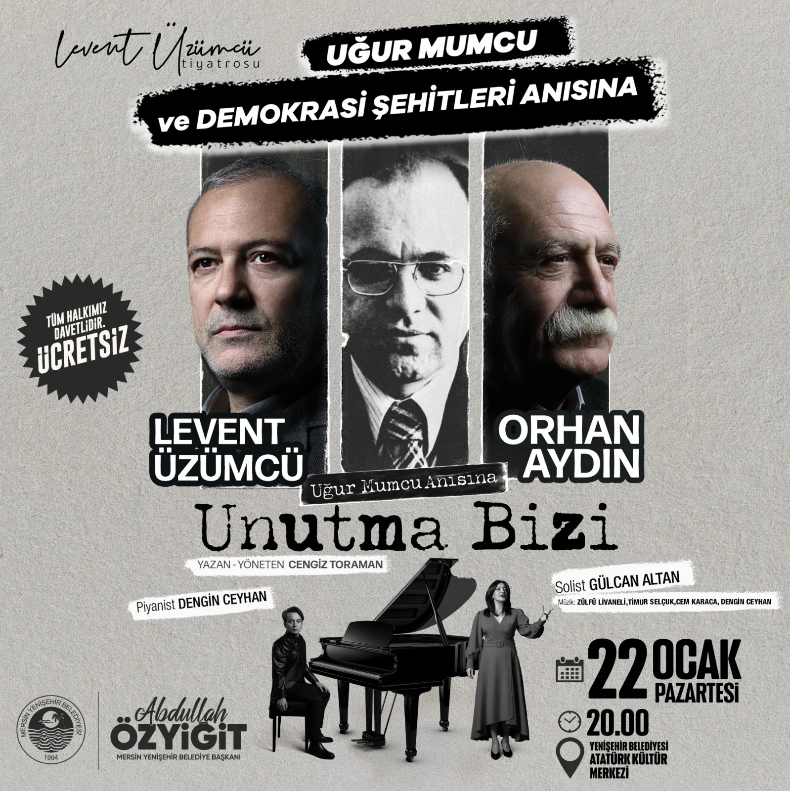 Uğur Mumcu ve Demokrasi Şehitleri Anısına
