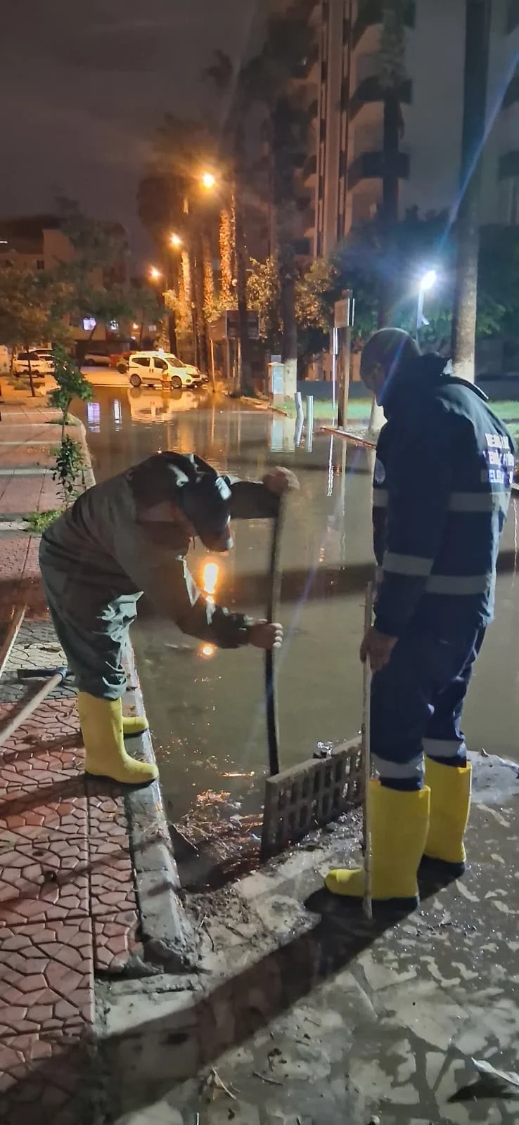 Yenişehir’de ekipler gece boyunca teyakkuzda